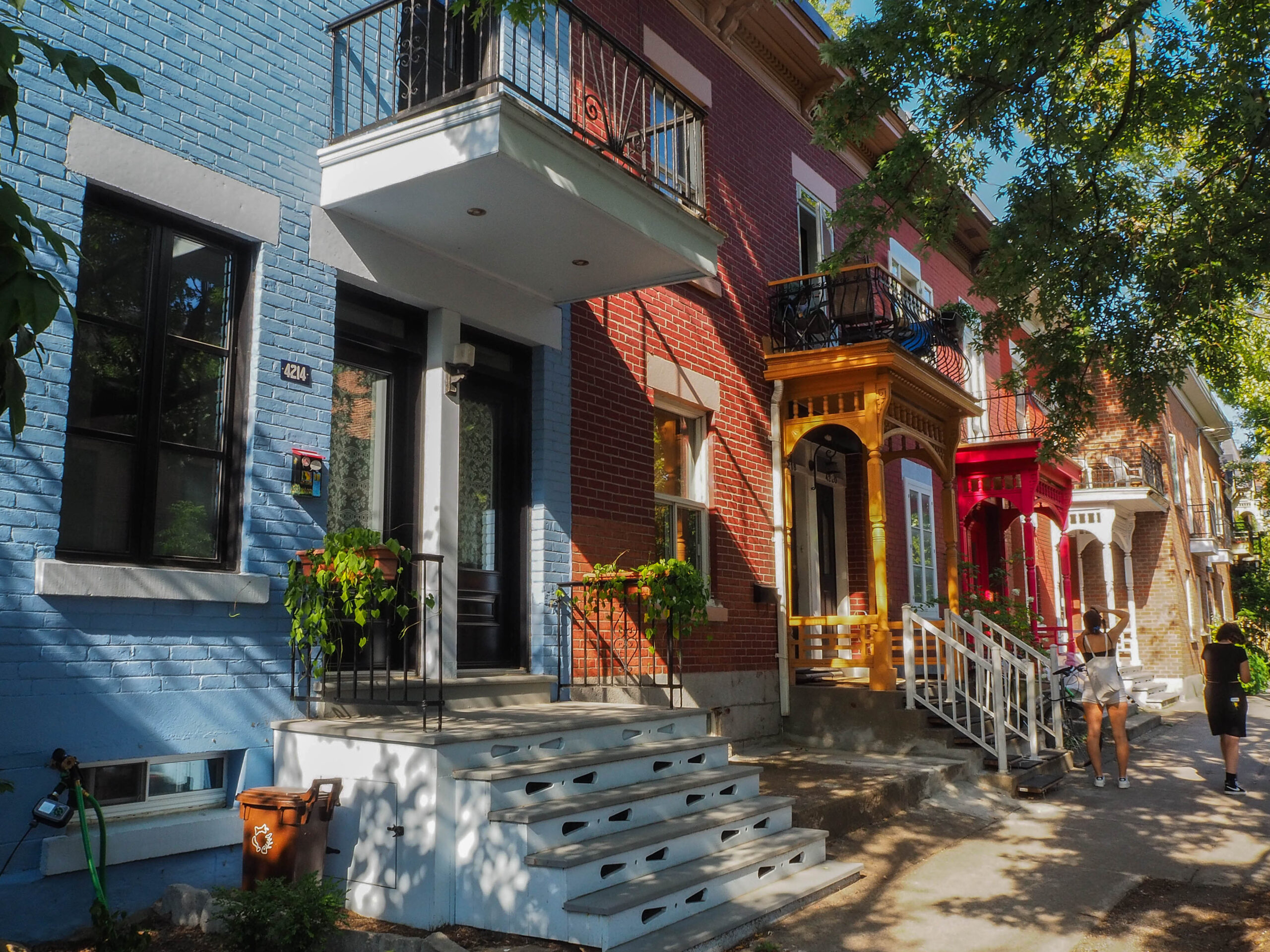 Quartier du Plateau Mont-Royal Montréal Canada