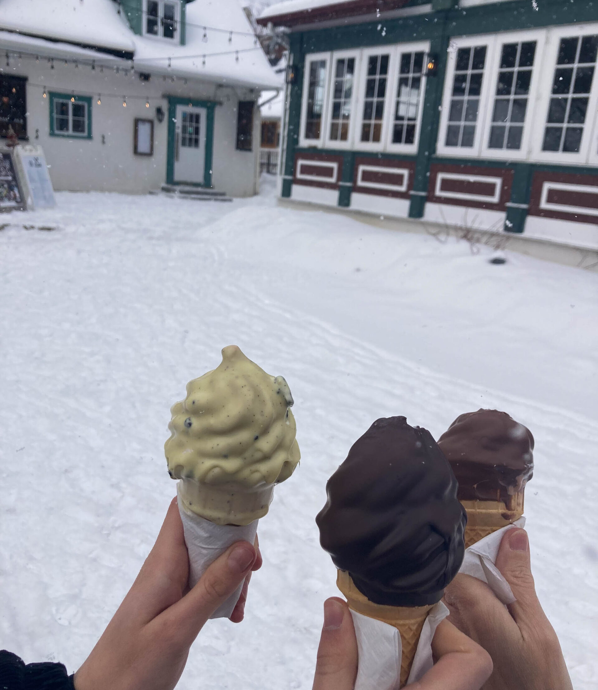 Crèmes Molles au Village Tremblant au Parc National de Mont-Tremblant