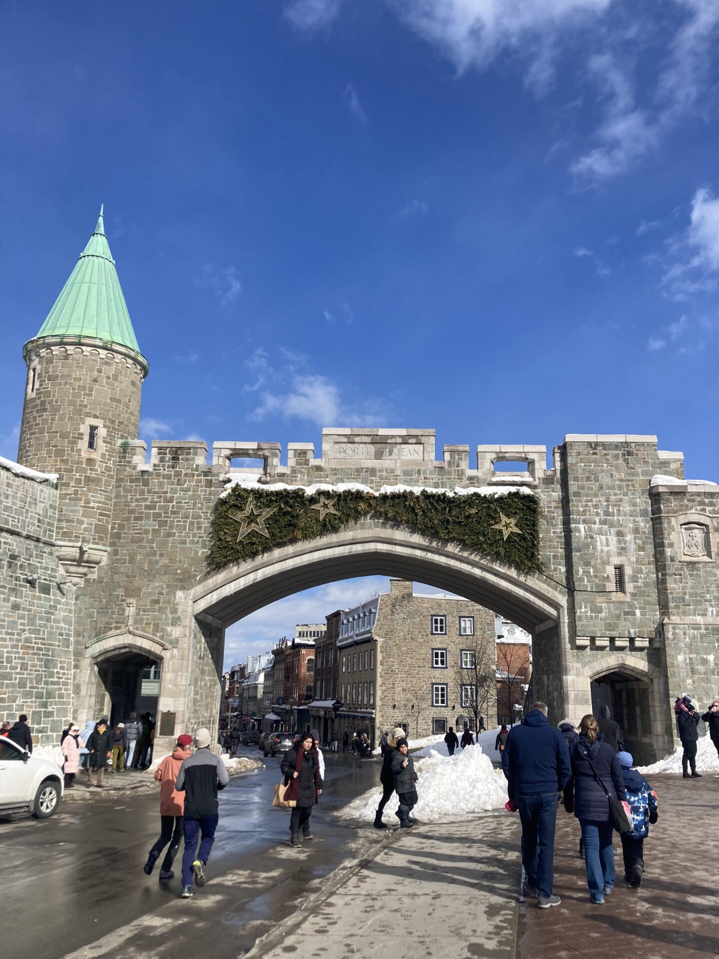 Fortifications du Vieux Québec dans la ville de Québec au Canada