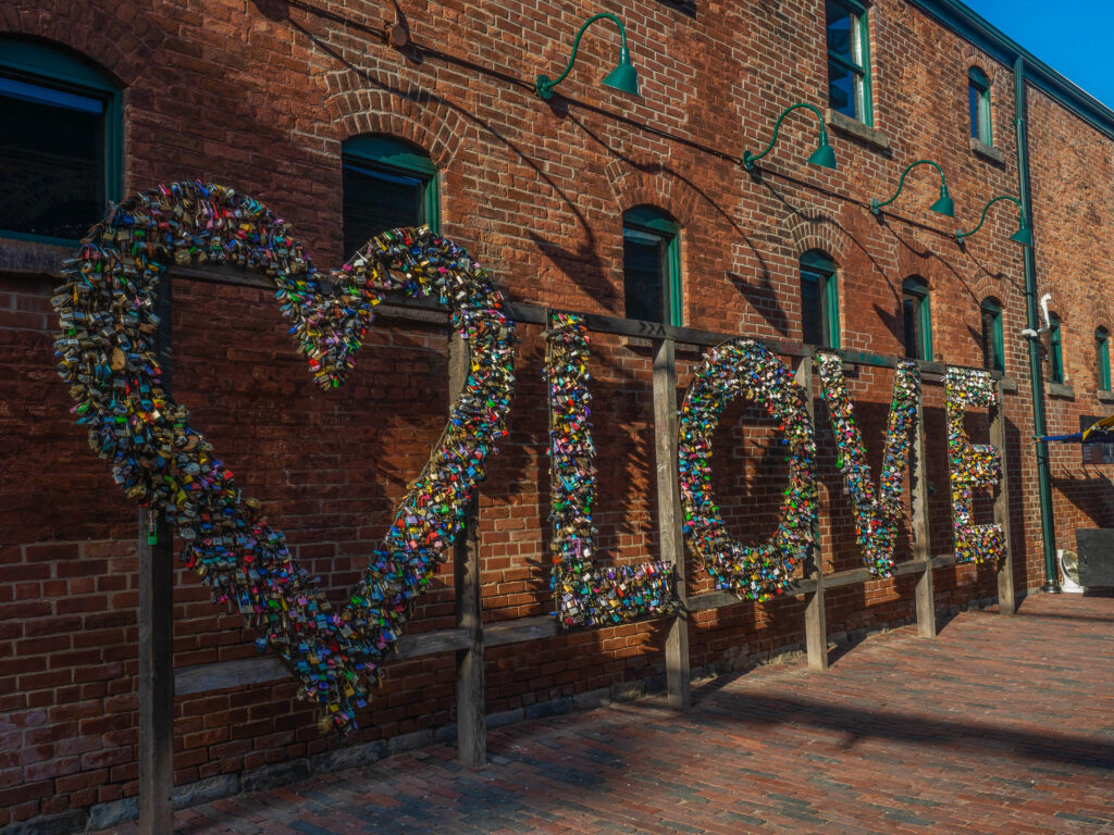 Le quartier de la Distillerie Toronto Canada