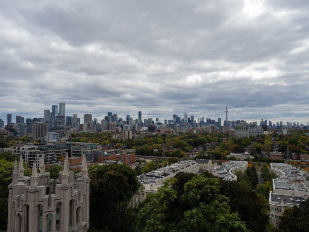 Vue sur Toronto depuis la Casa Loma