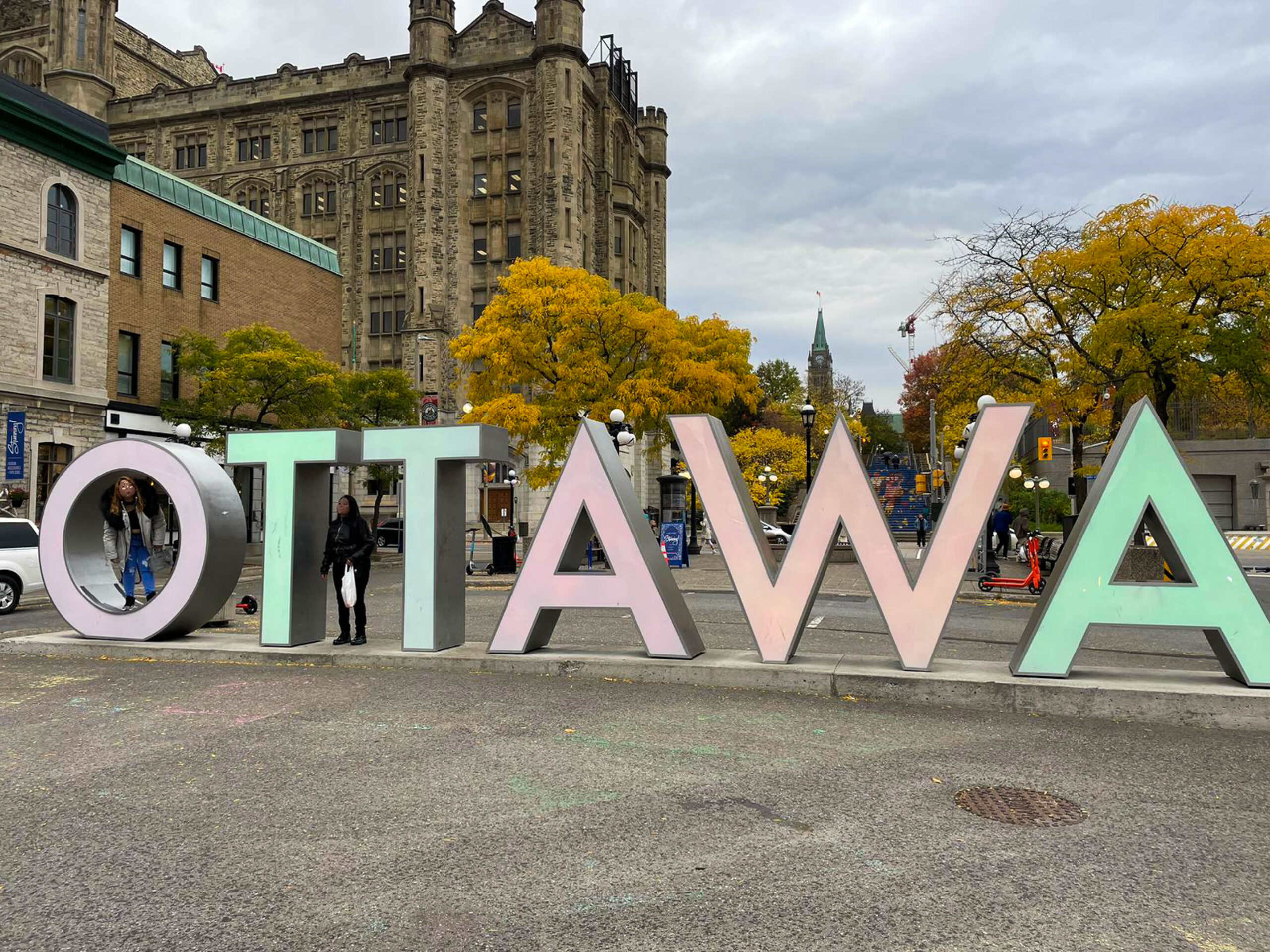 Lettre OTTAWA dans le Centre ville