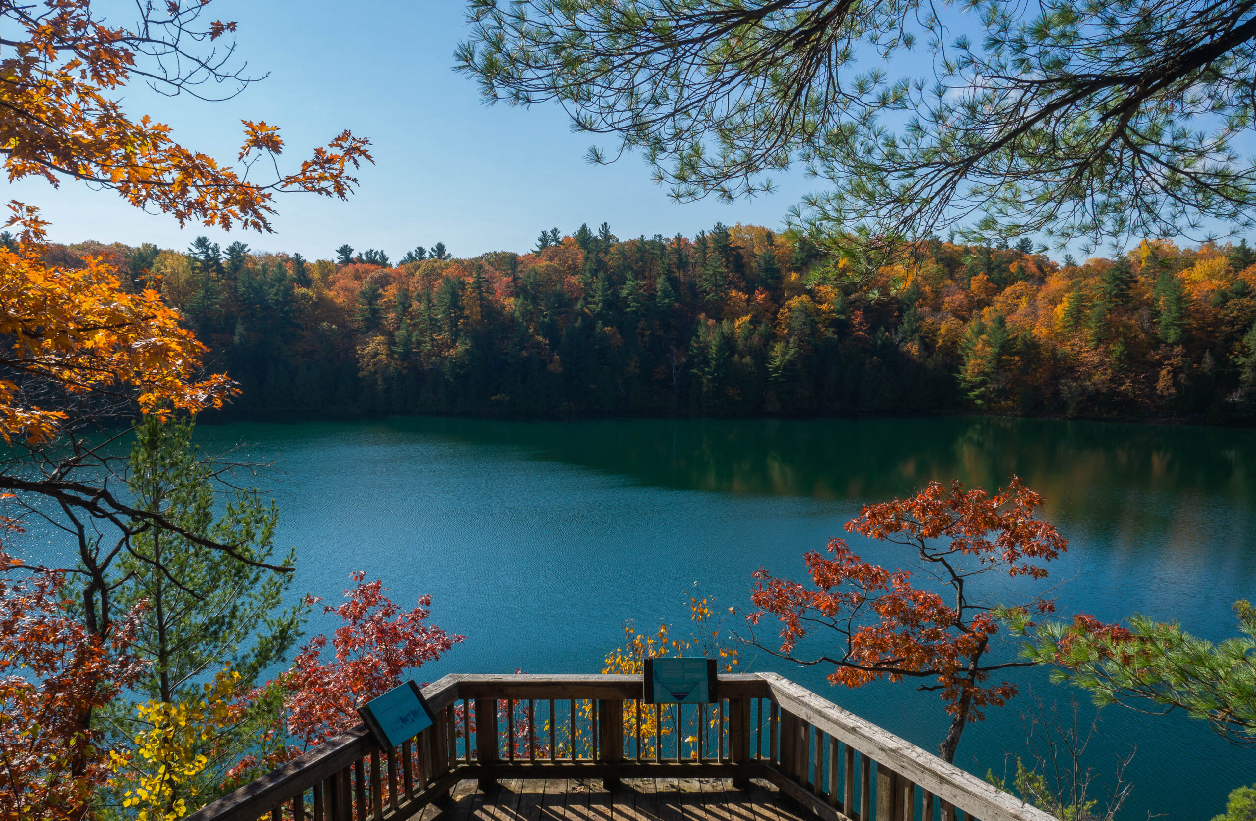 Belvédère du Lac Pink au Parc Gatineau