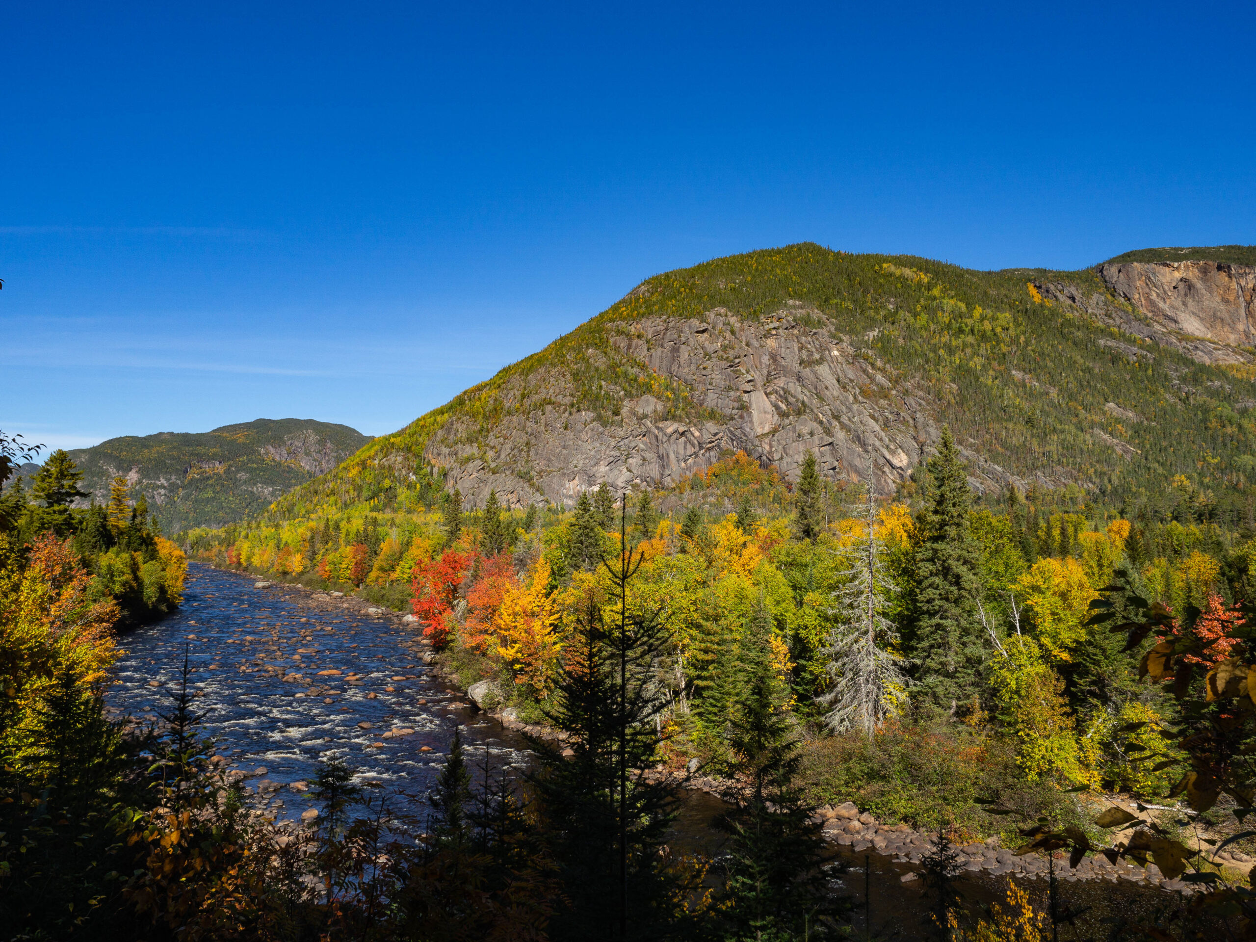 Sentier des riverains Parc National des Hautes Gorges Charlevoix Québec