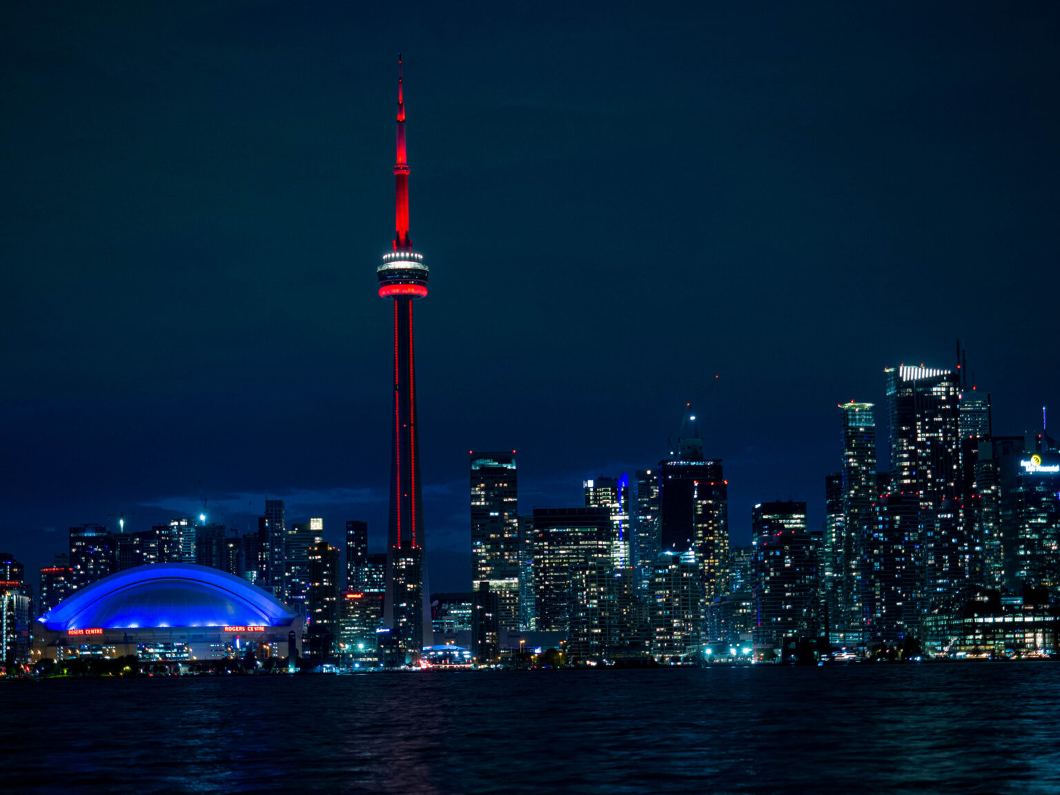 Skyline depuis Toronto Island