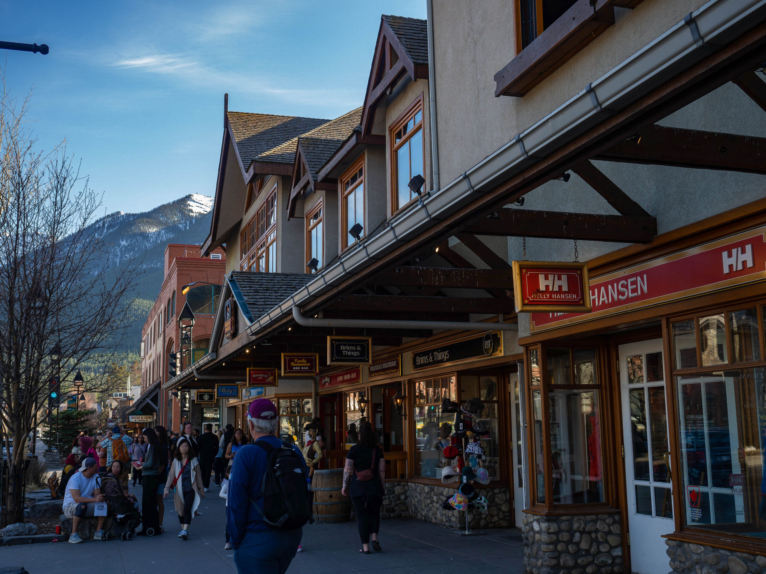 Village de Banff dans les Rocheuses Canadiennes