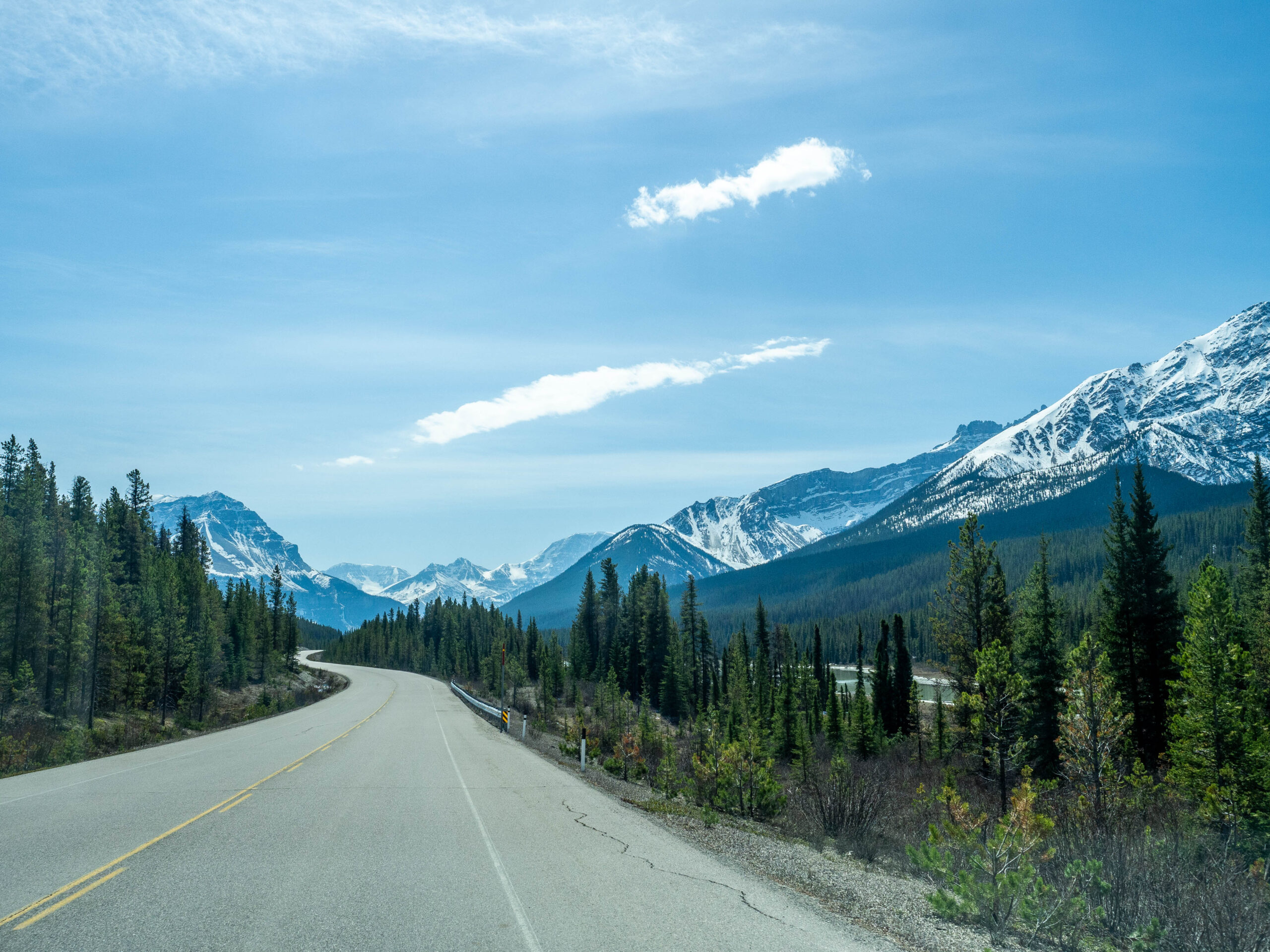 Icefield Parkway des Rocheuses Canadiennes