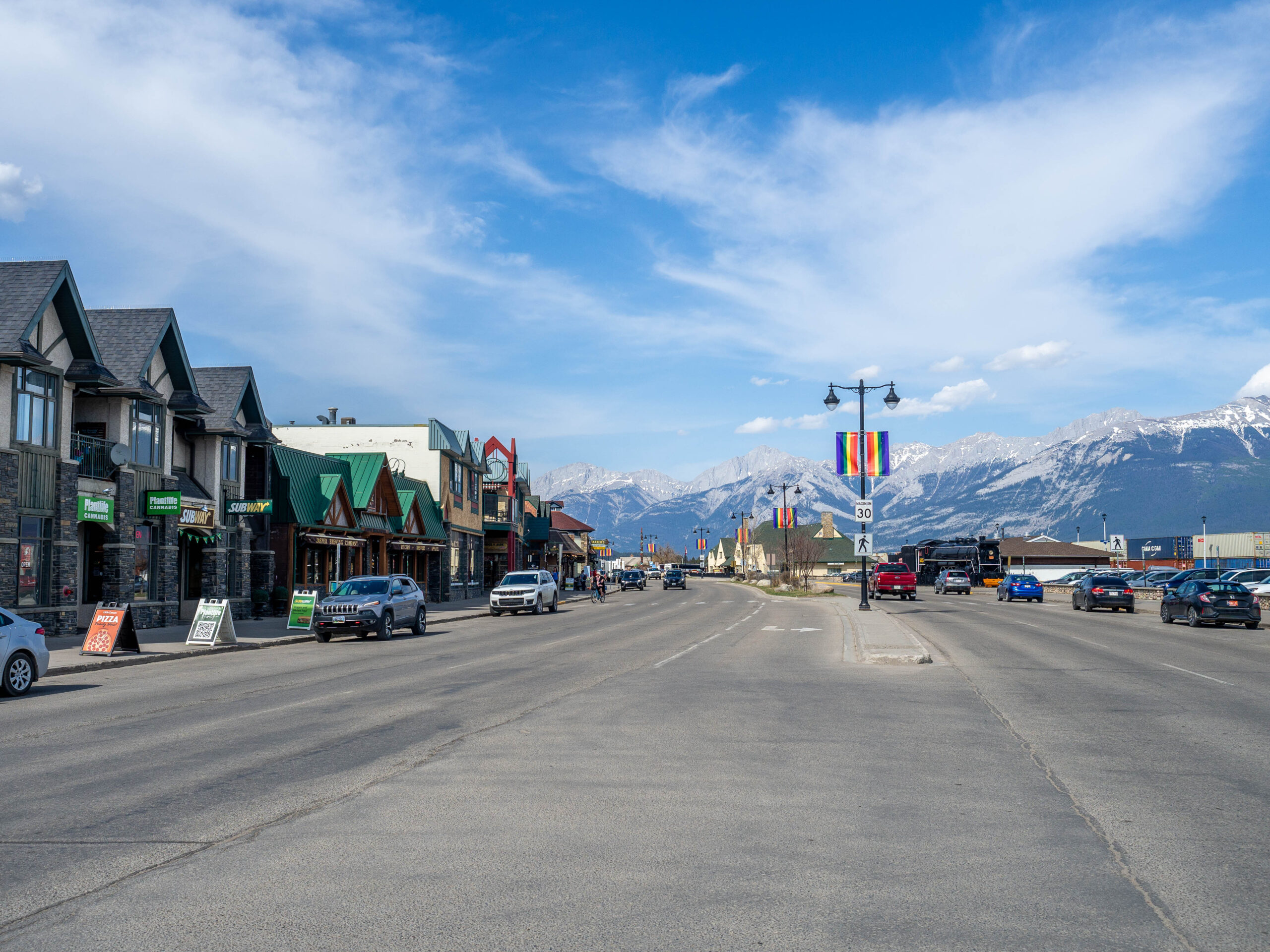 Jasper Village aux Rocheuses Canadiennes