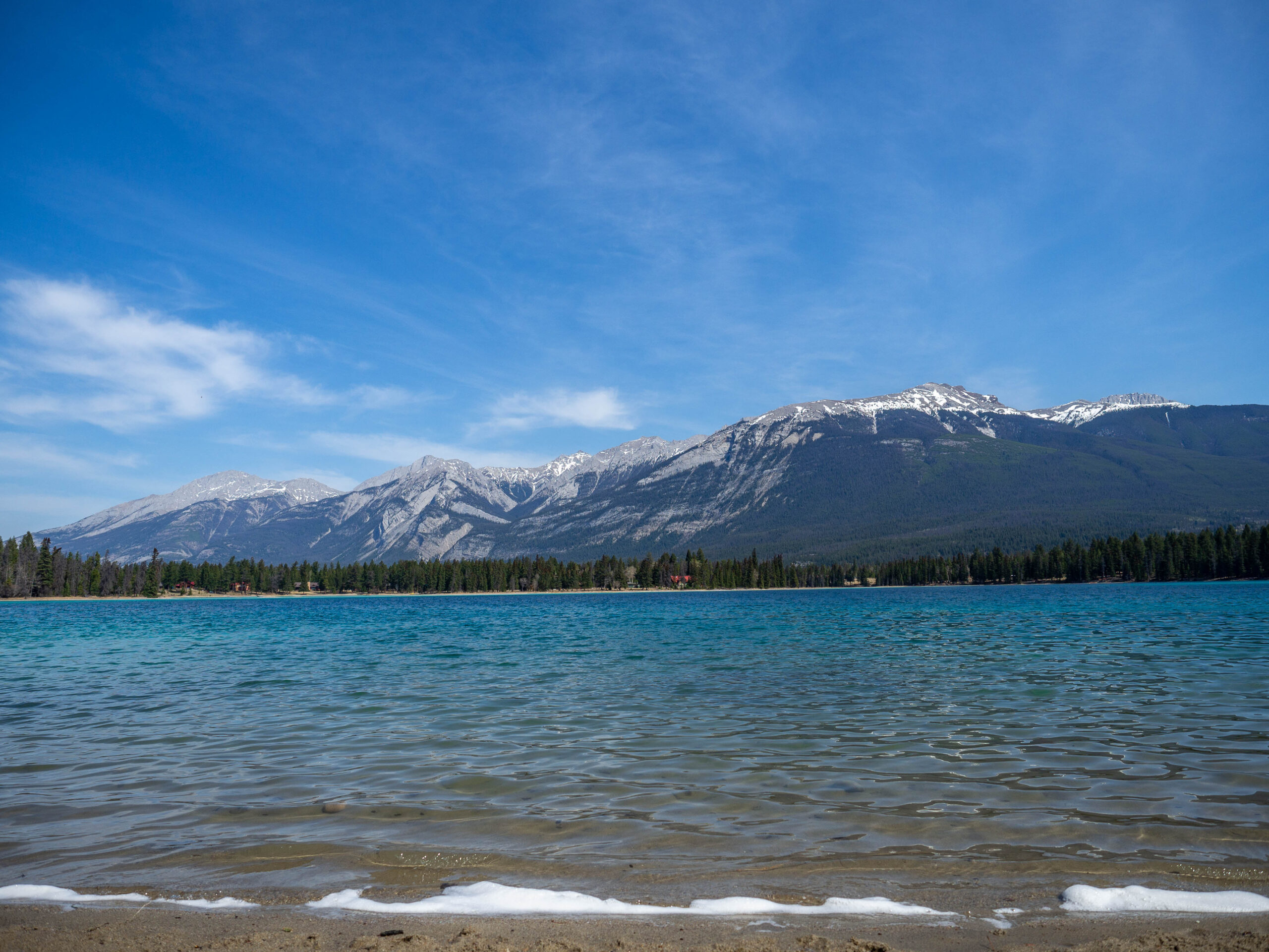 Lac Edith du Parc National de Jasper aux Rocheuses Canadiennes