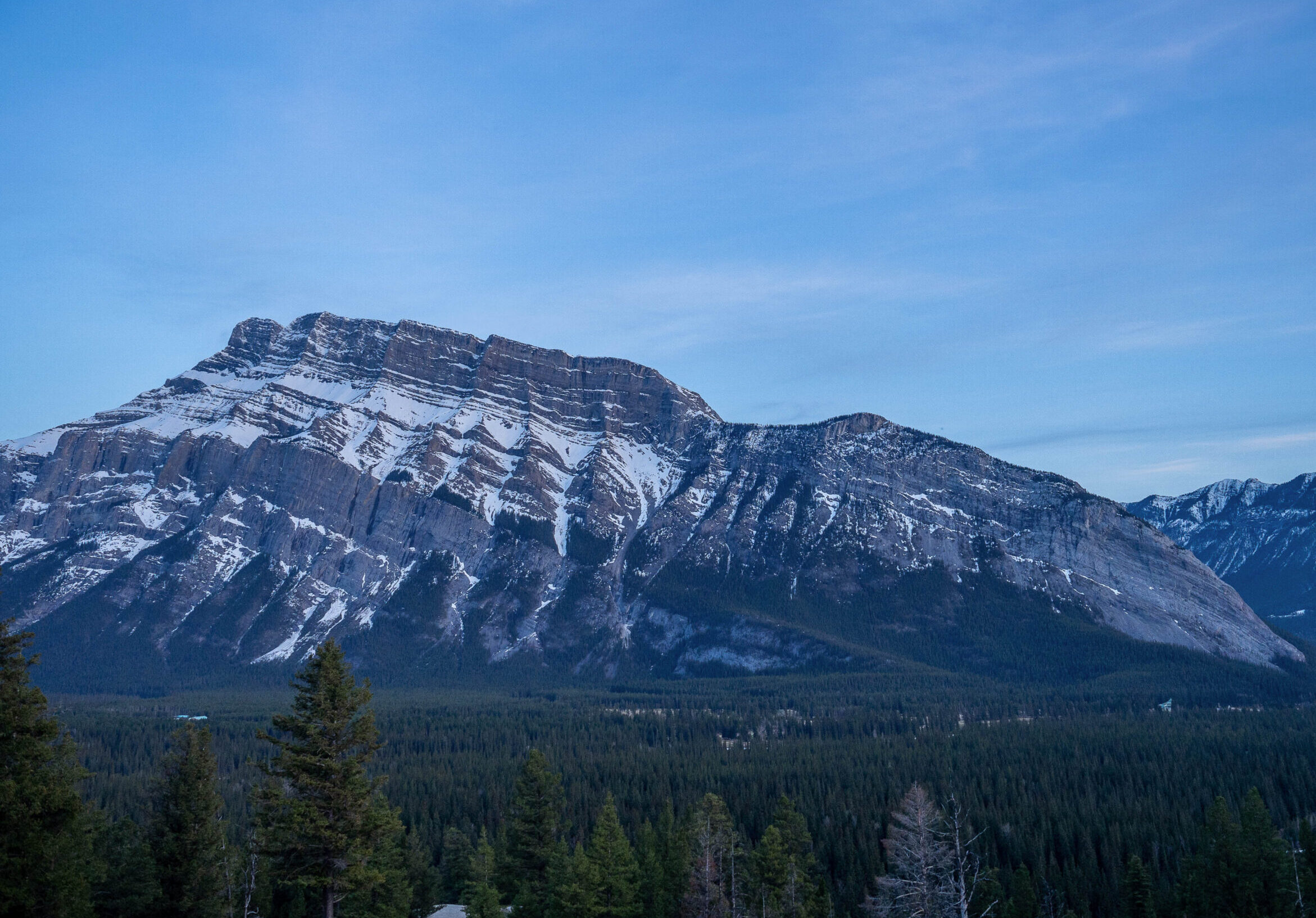 Vue du camping du banff - Rocheuses Canadiennes