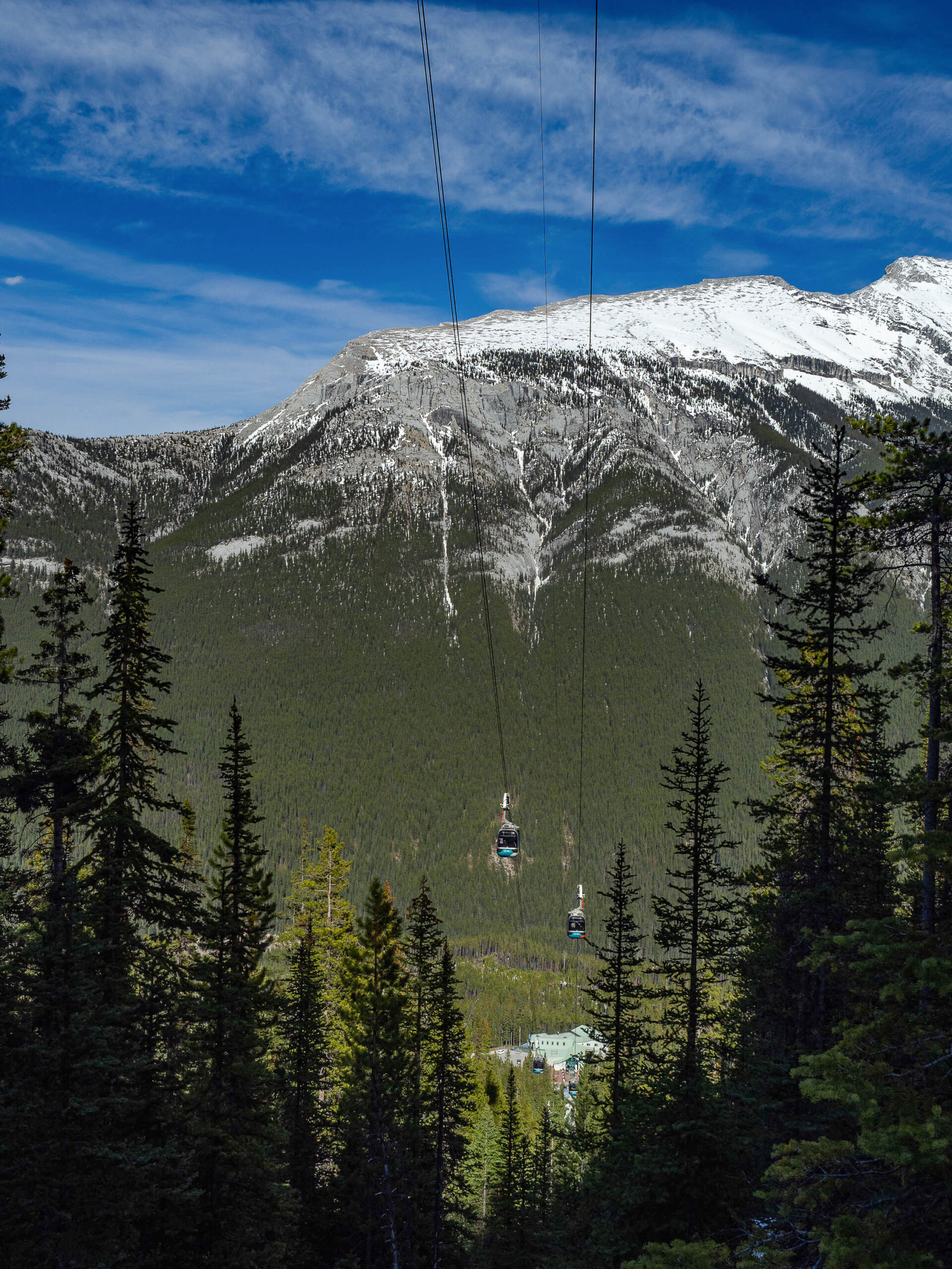 Gondola de la Suplhur Mountain au Parc National de Banff