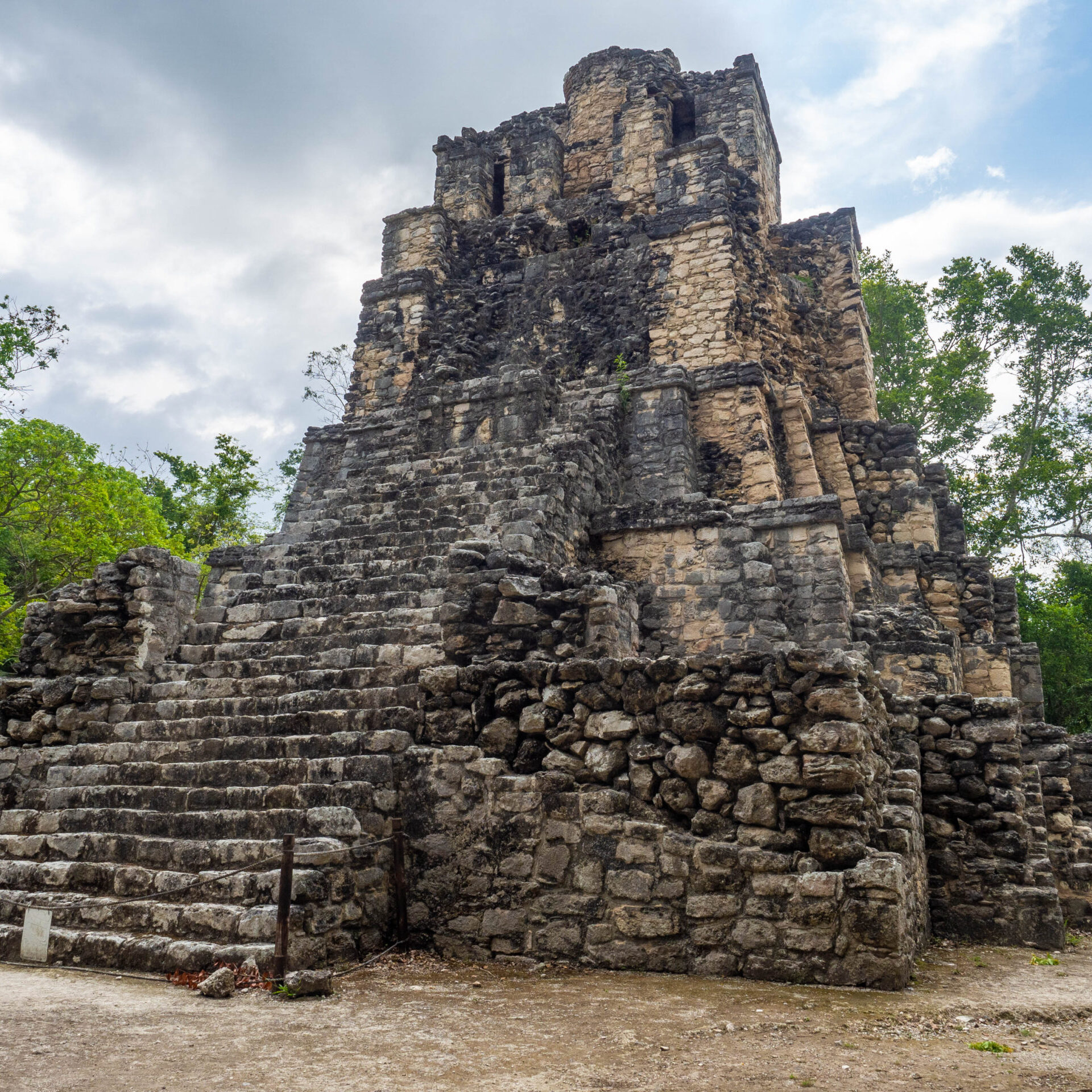 Ruines de Muyil au Mexique