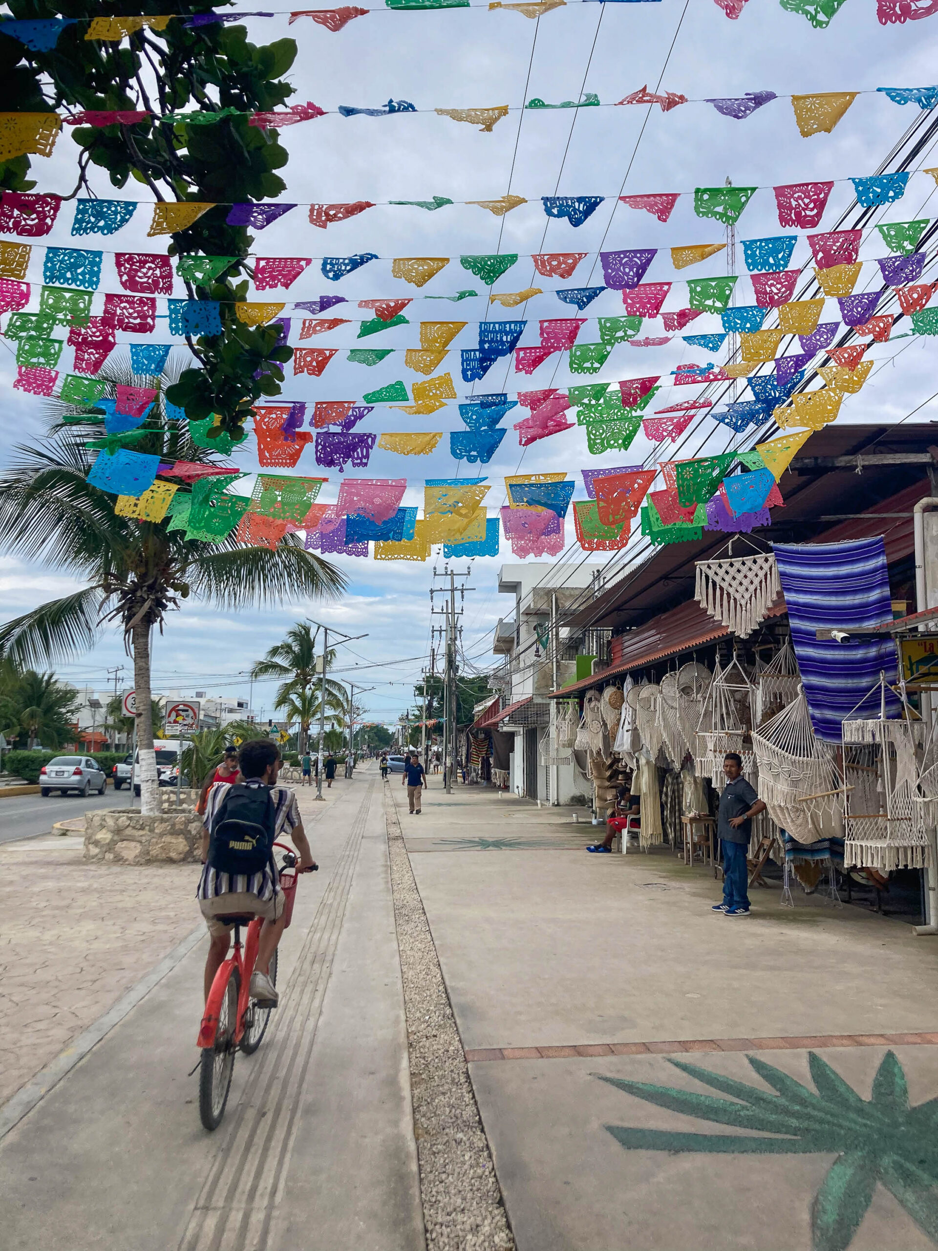 Centre ville de Tulum au Mexique