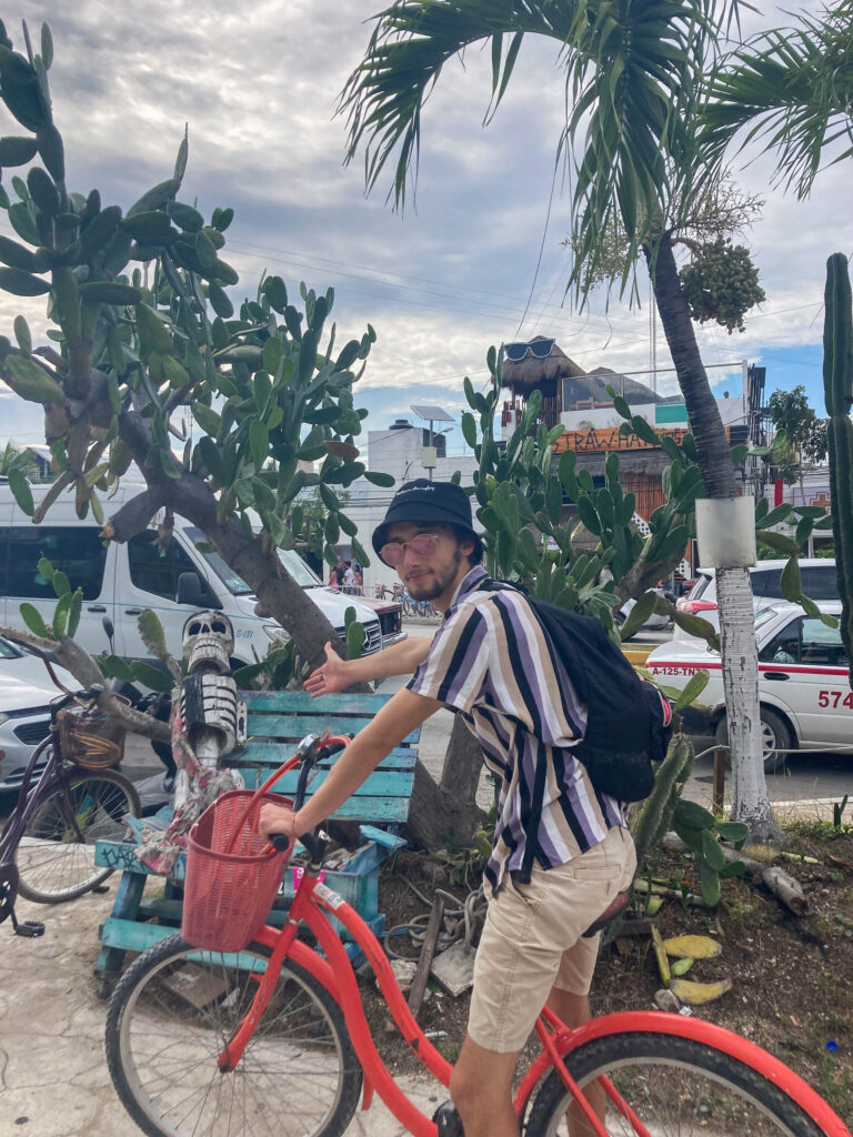 Centre ville de Tulum au Mexique