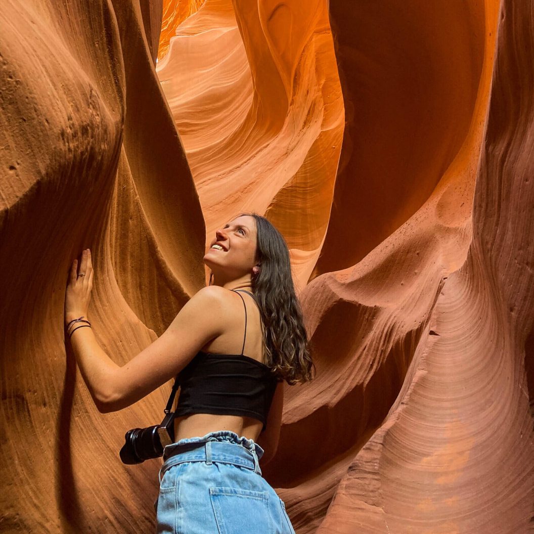 Anna dans le Canyon Antelope